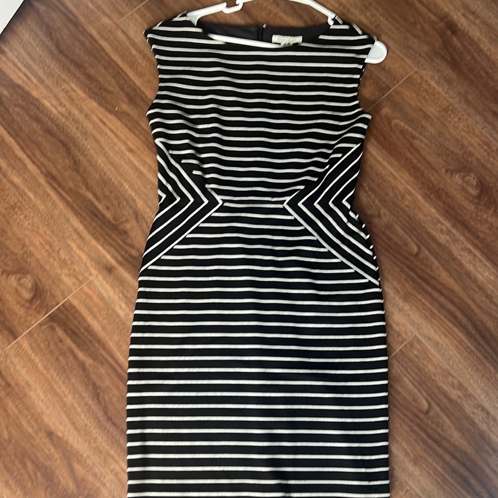 Black and white dress